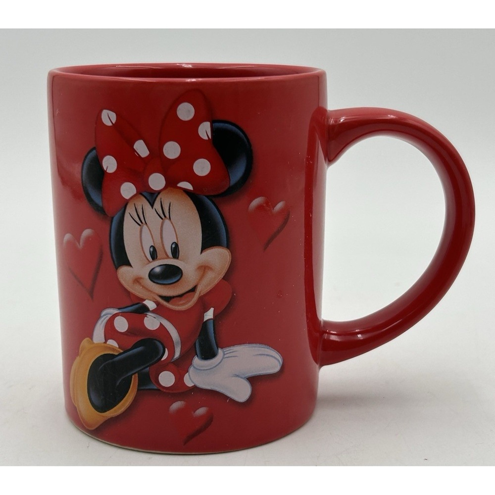 Disney Minnie Mouse Red Coffee Mug Cup Heart - It's all about Me -by Jerry Leigh